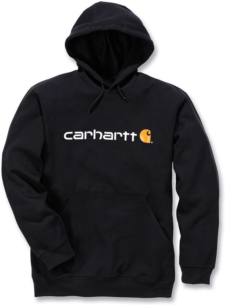 Carhartt Signature Logo Midweight Felpa Nero 2XL