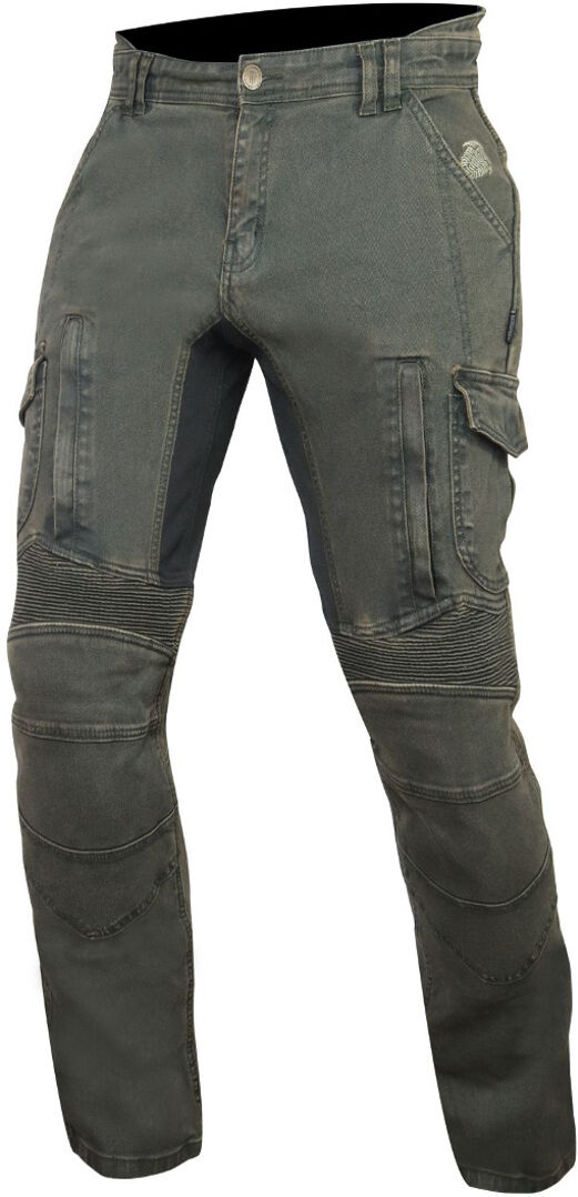 Trilobite Acid Scrambler Jeans Moto Verde 32 36