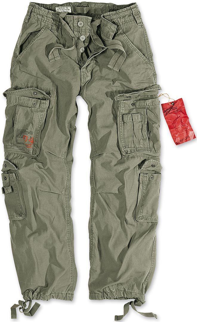 Surplus Airborne Vintage Pantaloni Verde XL