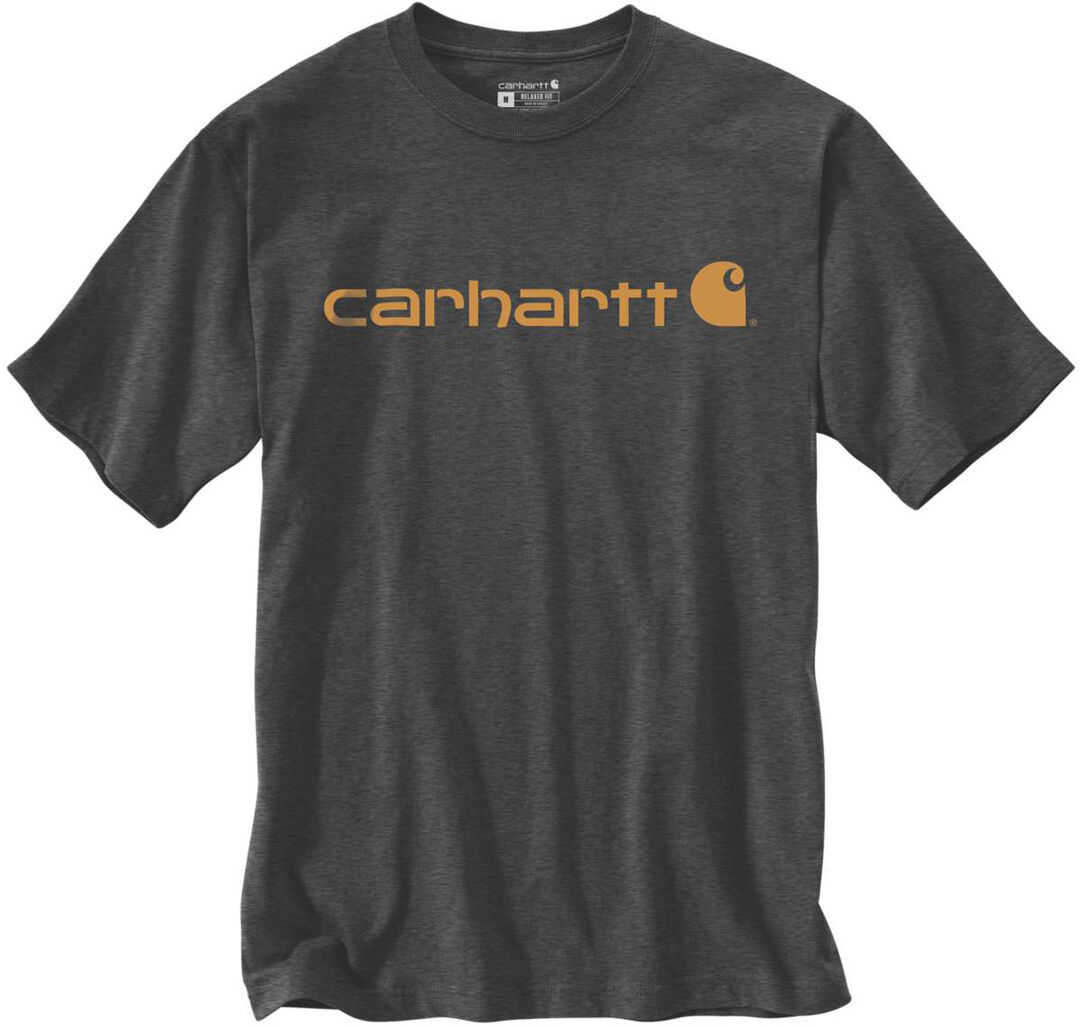 Carhartt EMEA Core Logo Workwear Short Sleeve Maglietta Grigio M