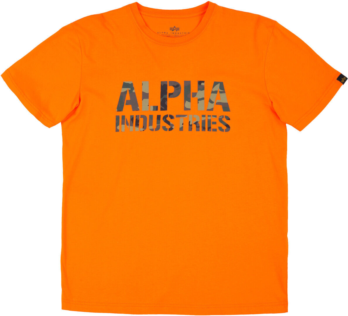 Alpha Camo Print T-shirt Arancione XL