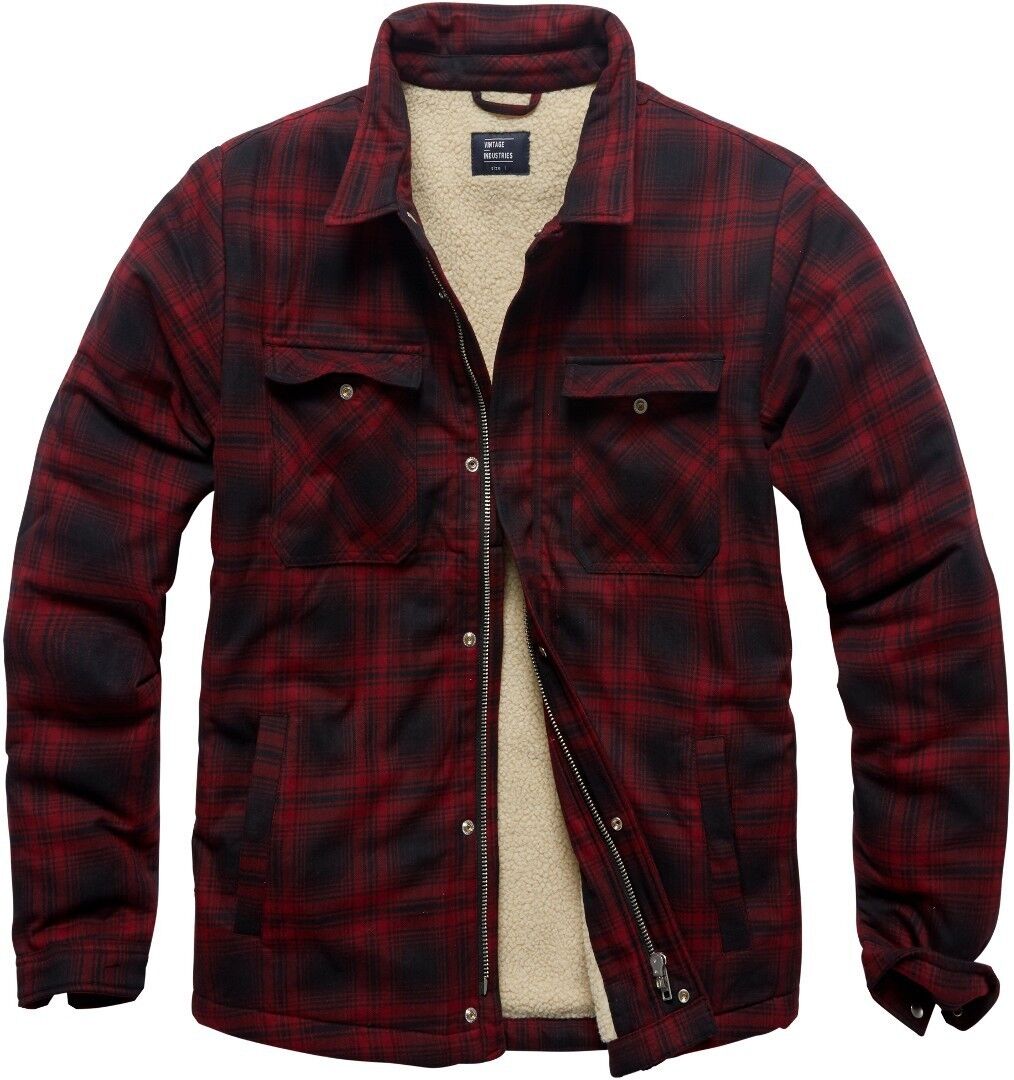 Vintage Industries Class Sherpa Giacca Rosso L