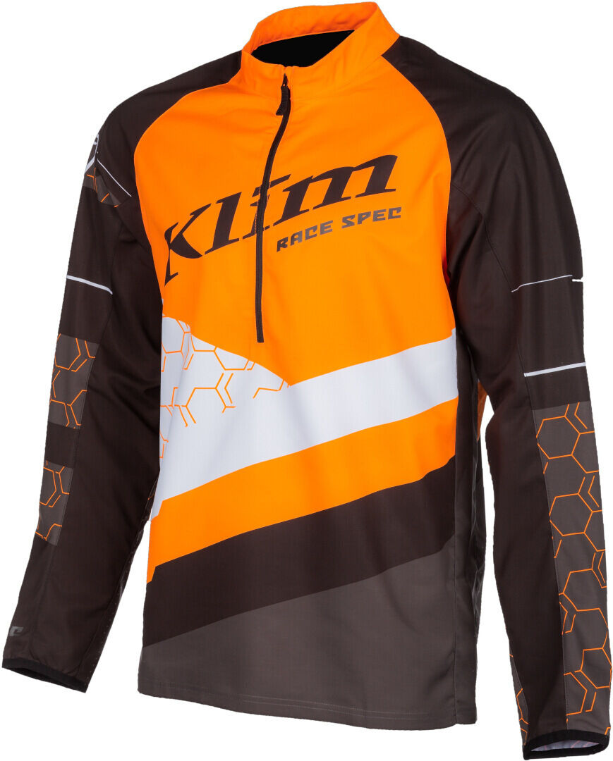 Klim Revolt Motocross Pullover Grigio Arancione L