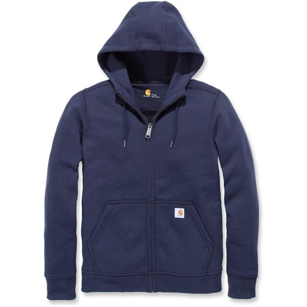 carhartt clarksburg full zip felpa cappuccio donna blu xs