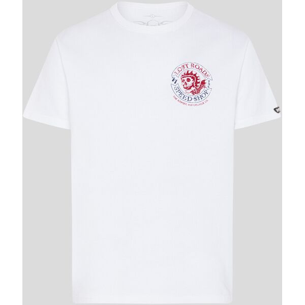 rokker speed shop maglietta bianco m