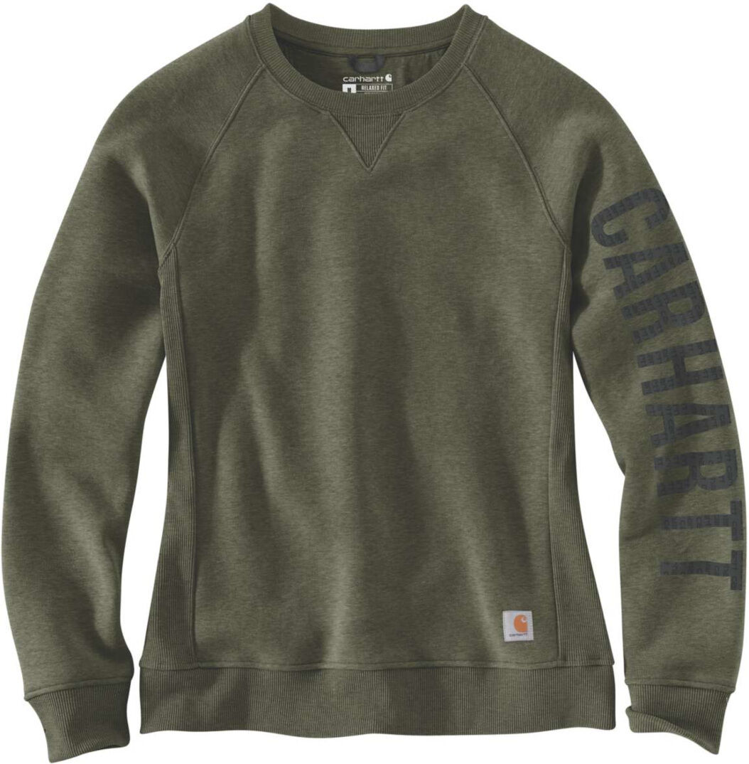 Carhartt Clarksburg Crewneck Felpa da donna Verde XS