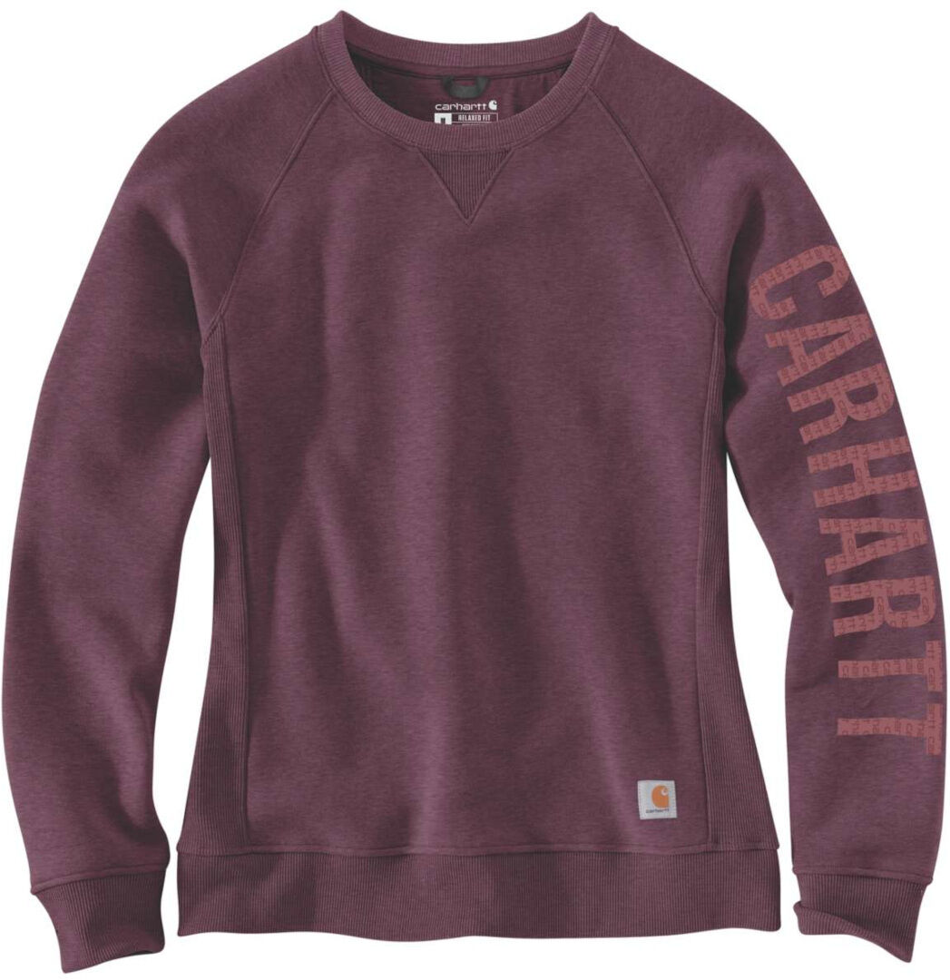 Carhartt Clarksburg Crewneck Felpa da donna Porpora XS