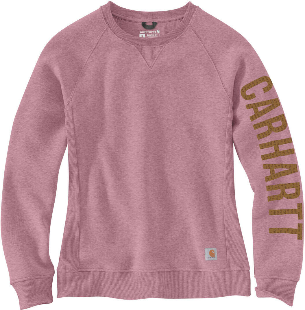 Carhartt Clarksburg Crewneck Felpa da donna Rosa XS