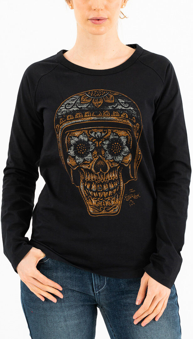 Rokker La Catrina Signore Longsleeve Nero M