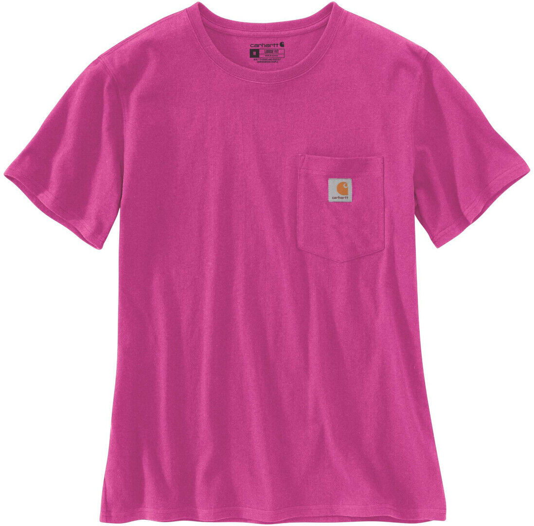 Carhartt Loose Fit Heavyweight K87 Pocket T-Shirt Donna Rosa XS