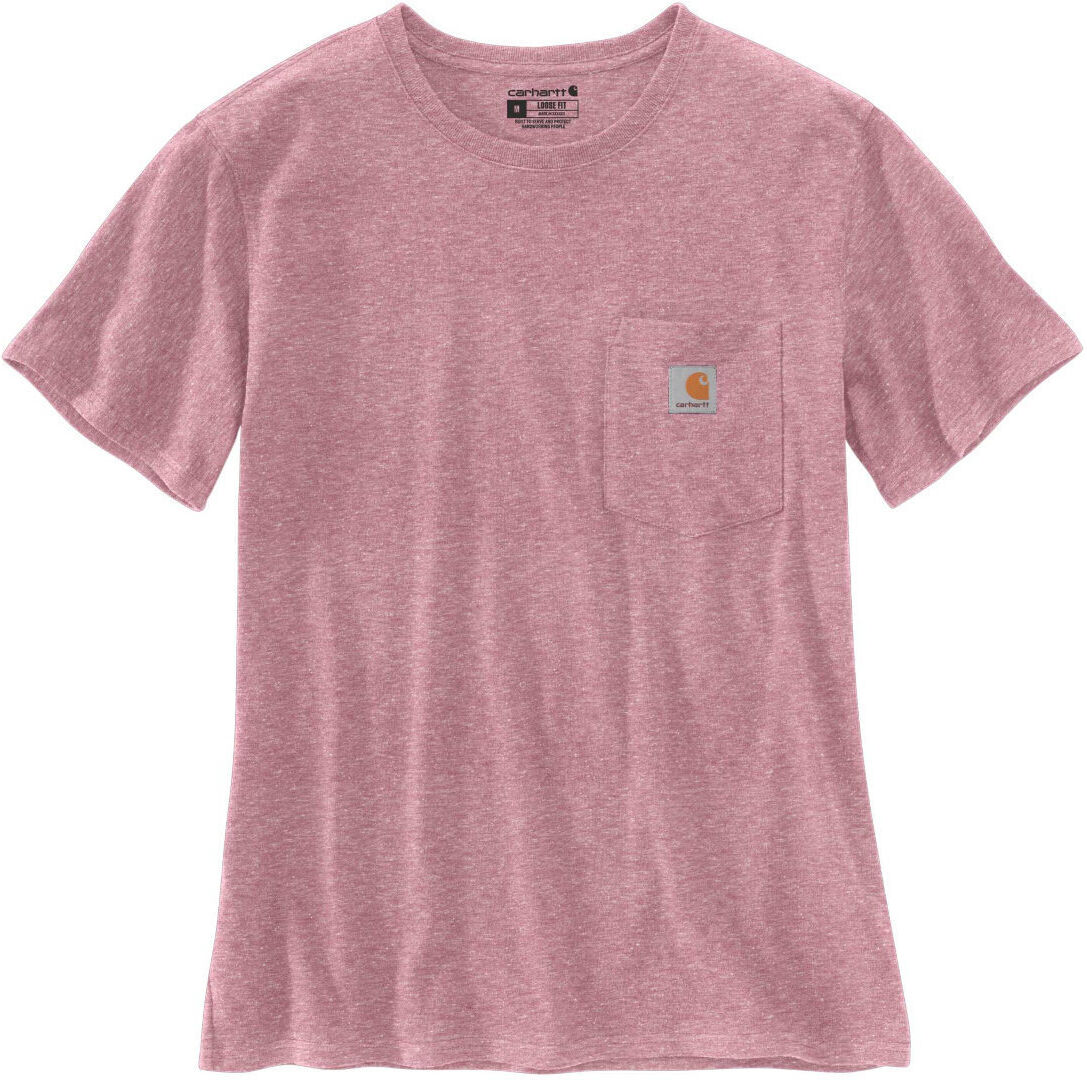 Carhartt Loose Fit Heavyweight K87 Pocket T-Shirt Donna Rosa XS