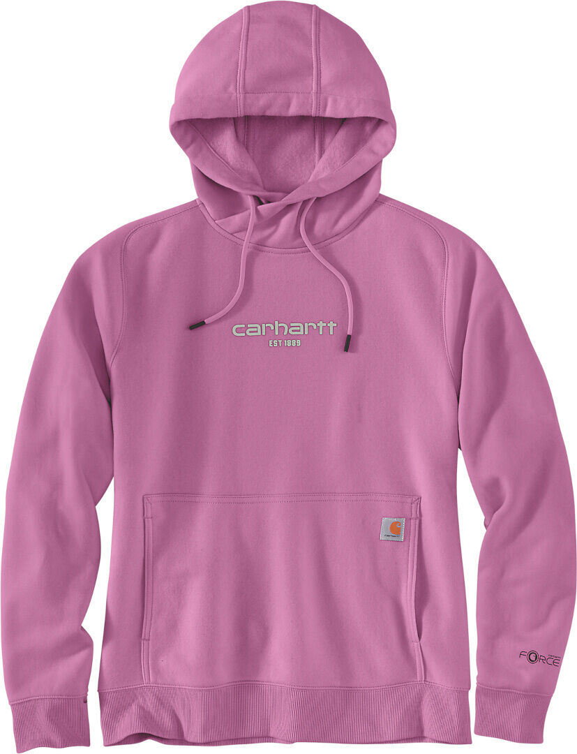 Carhartt Force Relaxed Fit Lightweight Graphic Felpa con cappuccio da donna Rosa XS