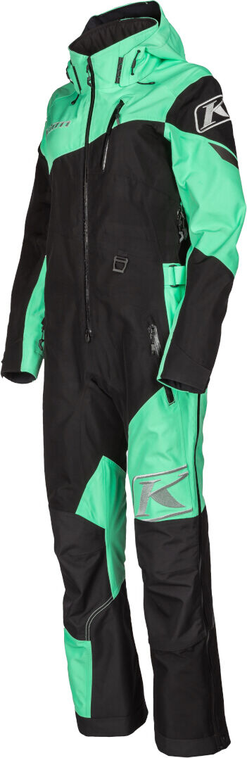 Klim Shredsa Ladies One Piece Snowmobile Suit Nero Verde XL