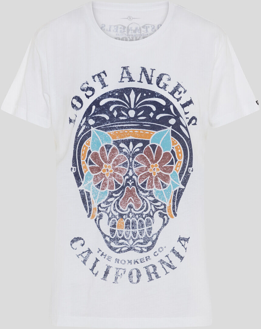 Rokker Lost Angeles T-shirt da donna Bianco M