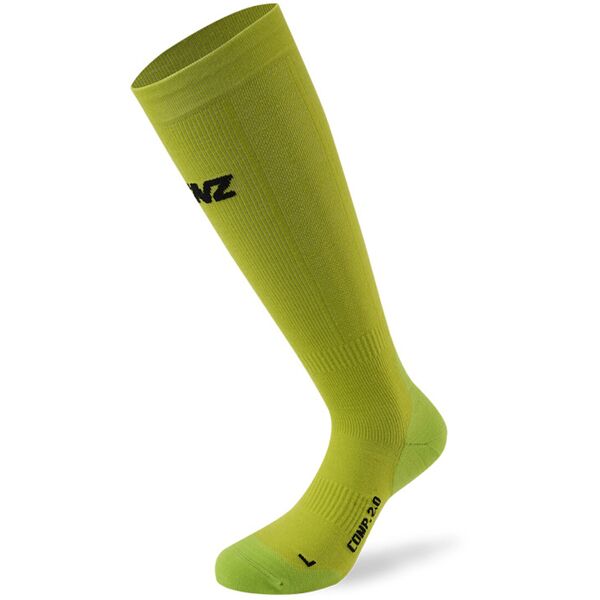 lenz compression 2.0 merino calzini verde l