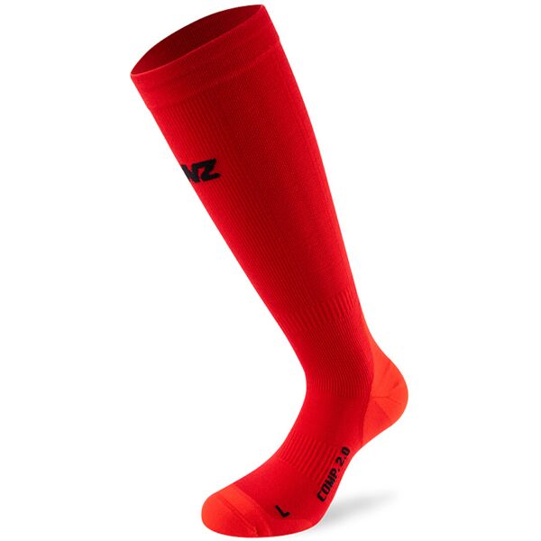 lenz compression 2.0 merino calzini rosso m