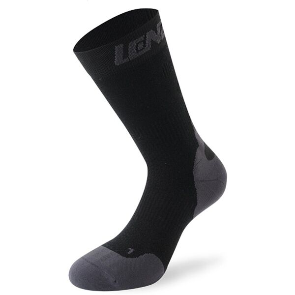 lenz 7.0 mid merino compression calzini nero 35 36 37 38