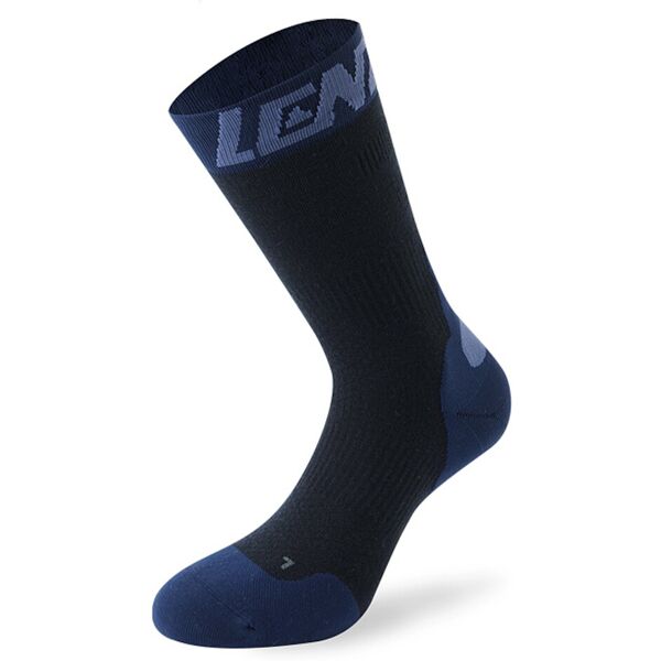 lenz 7.0 mid merino compression calzini blu 35 36 37 38