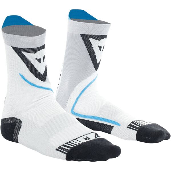 dainese dry mid calzini nero bianco blu 36 37 38