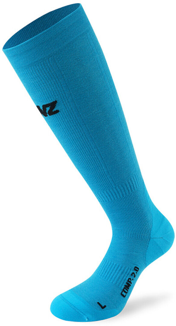 lenz compression 2.0 merino calzini blu l