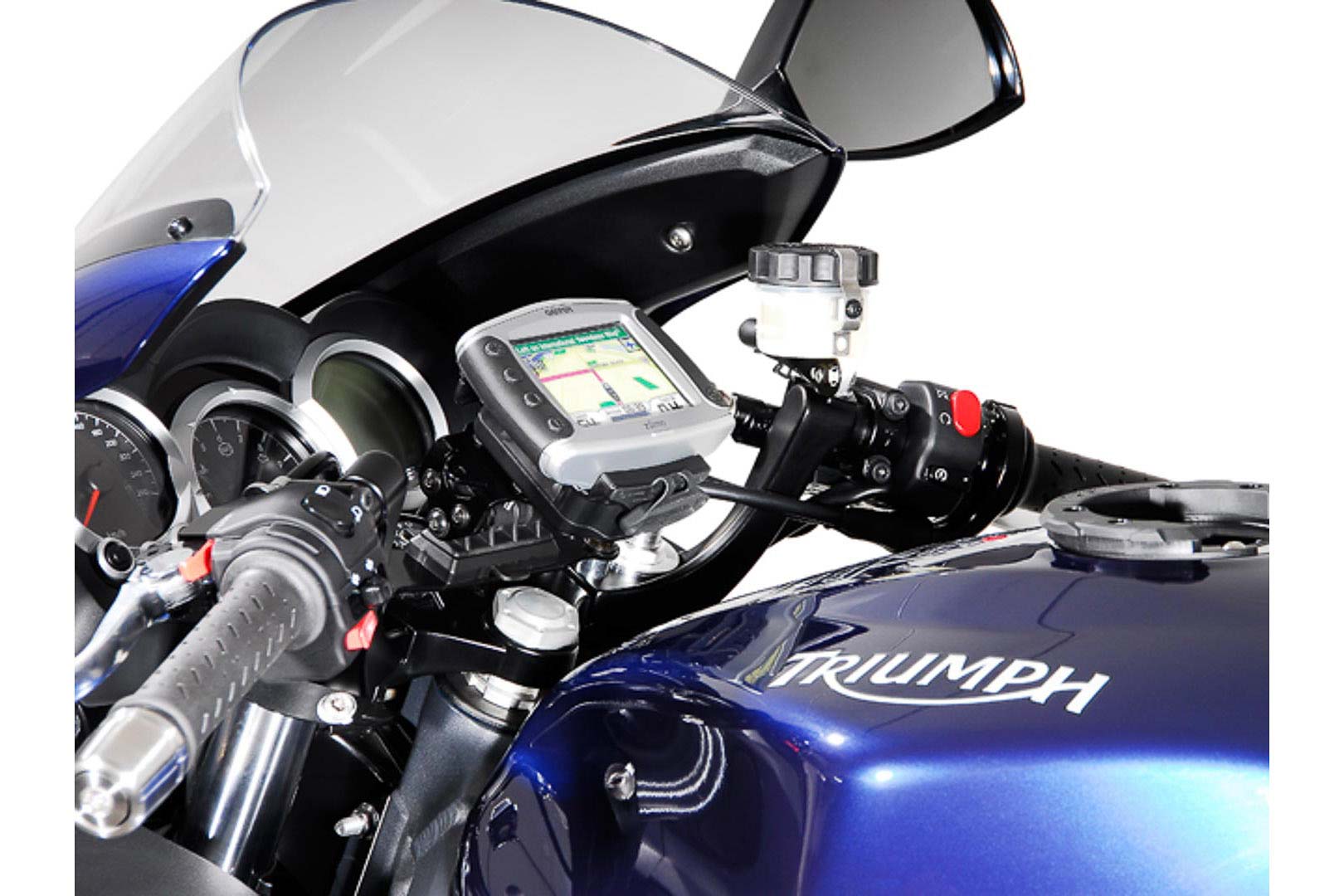 SW-Motech Supporto GPS  per manubrio - Nero. Assorbente d'urto. SW-Motech Supporto GPS  per manubrio - Nero. Assorbente d'urto.