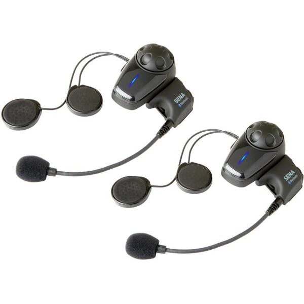 sena smh10 auricolare bluetooth double pack nero unica taglia