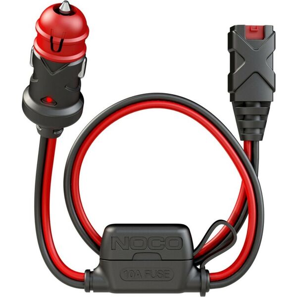 noco cavo caricabatterie 12v dual-size maschio spina accendisigari 60cm x-connect 12v