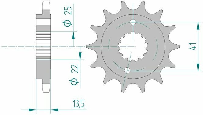 AFAM Pignone standard in acciaio 20507 - 525