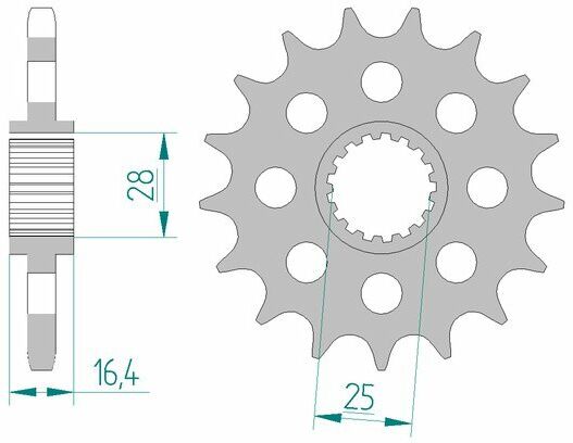 AFAM Pignone standard in acciaio 61800 - 525