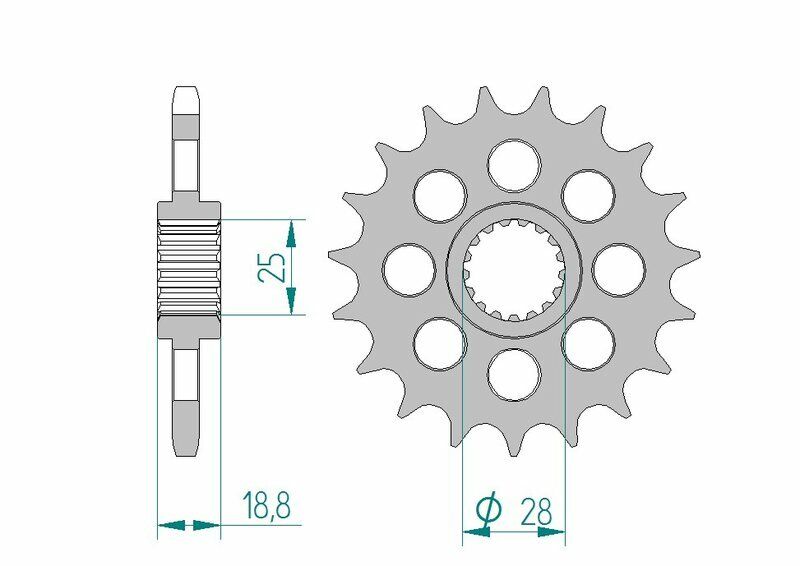 AFAM Pignone standard in acciaio 61602 - 525