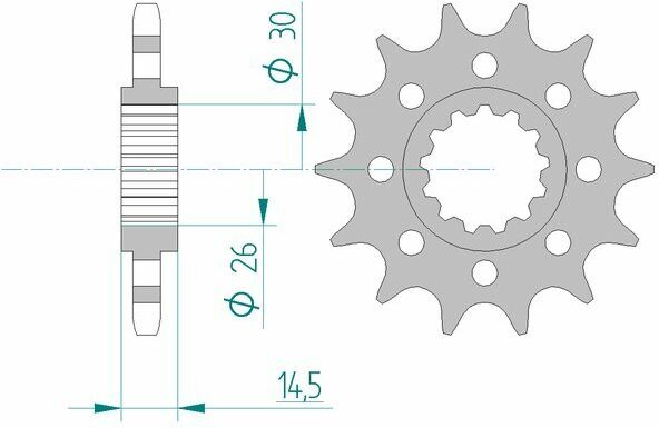 AFAM Pignone standard in acciaio 20609 - 525