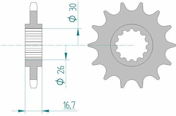 AFAM Pignone standard in acciaio 20612 - 525