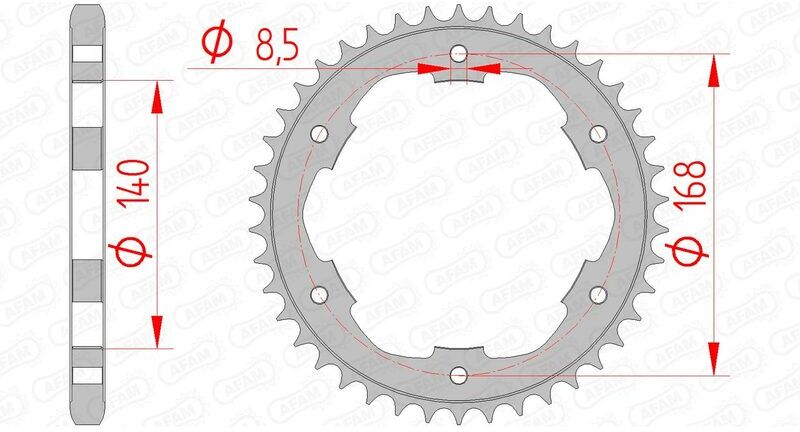 AFAM Corona standard in acciaio 92634 - 525