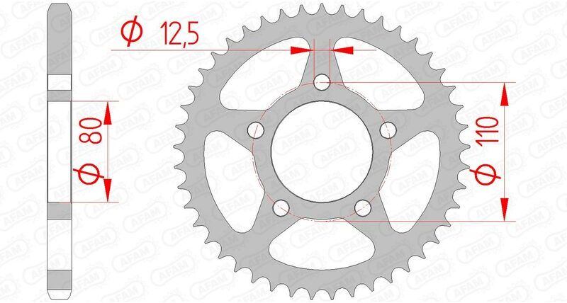 AFAM Corona standard in acciaio 10608 - 525