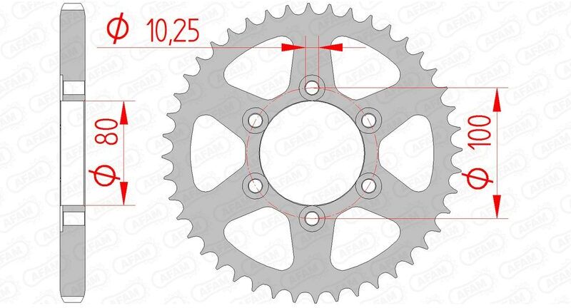 AFAM Corona standard in acciaio 92666 - 525