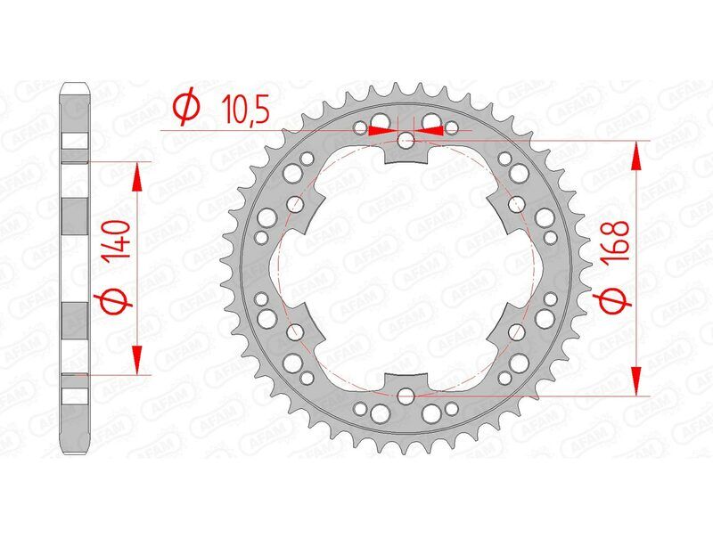 AFAM Corona standard in acciaio 92635 - 525