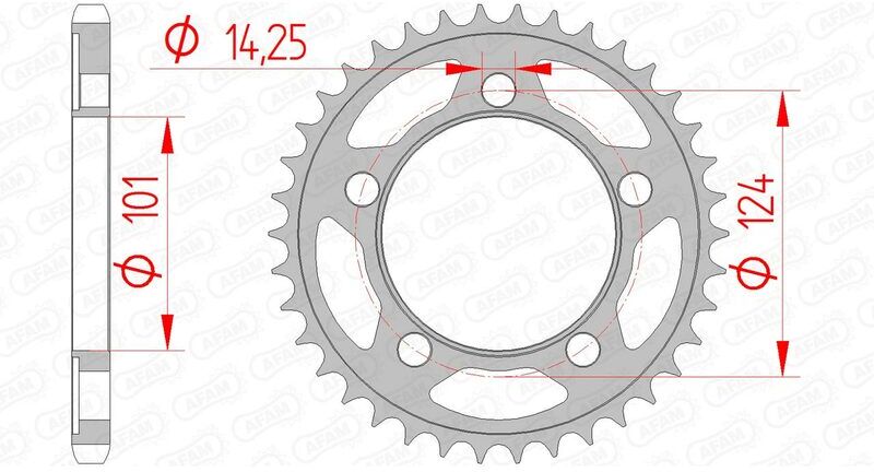 AFAM Corona standard in acciaio 71801 - 525