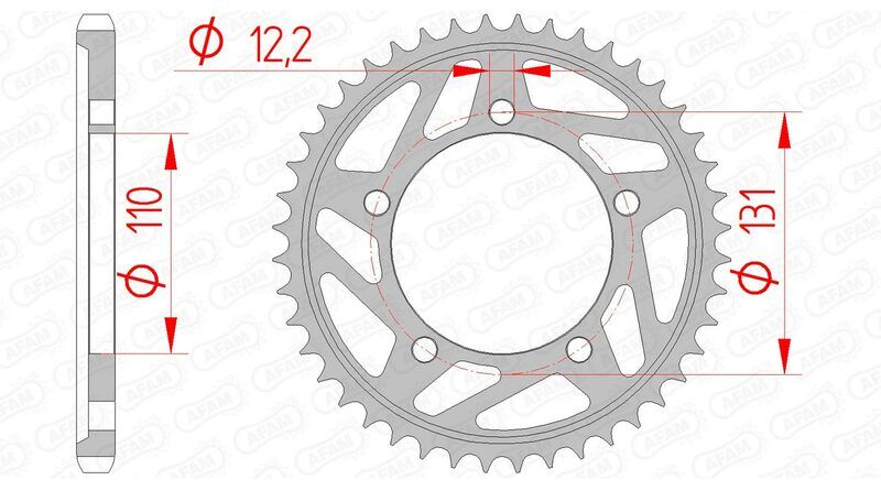 AFAM Corona standard in acciaio 164800 - 525