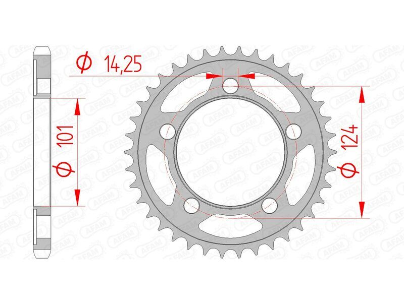 AFAM Corona standard in acciaio 71801 - 525