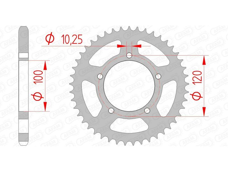 AFAM Corona standard in acciaio 35800 - 525