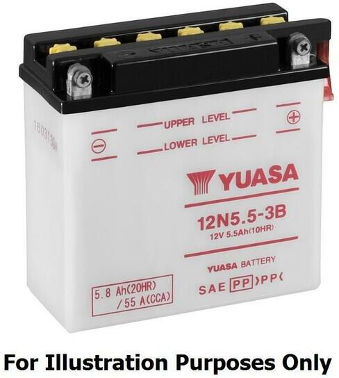 YUASA Batteria  convenzionale senza acid pack - 12N24-3A Batteria senza pacco acido