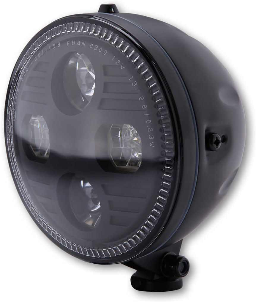 HIGHSIDER 5 3/4 pollici LED faro ATLANTA ATLANTA Nero