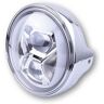 HIGHSIDER 7 pollici faro led LTD TYP 8 con TFL, illuminazione curva Argento