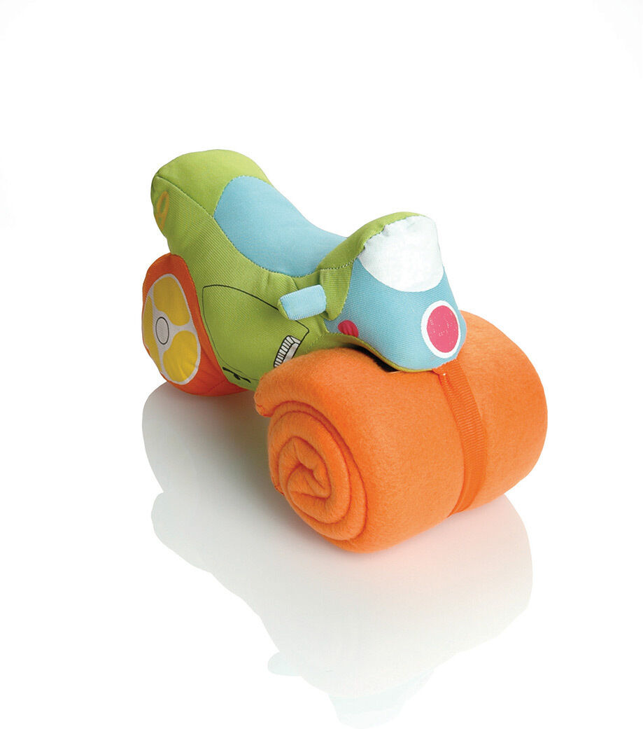 Booster Plush Motorbike with Soft Fleece Towel