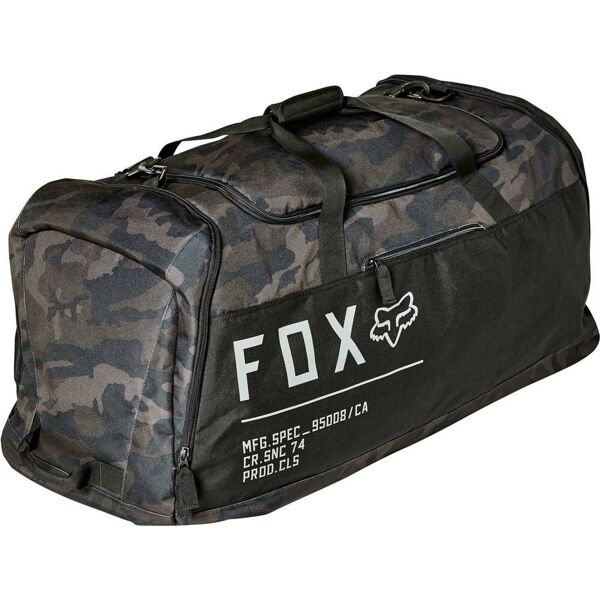 fox 180 podium camo borsa attrezzi nero verde unica taglia