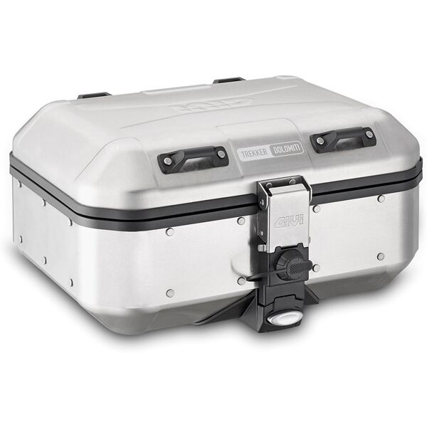 givi trekker dolomiti valigia 30 litri alluminio grigio argento 21-30l