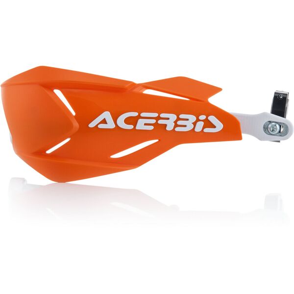 acerbis x-factory guardia della mano bianco arancione unica taglia