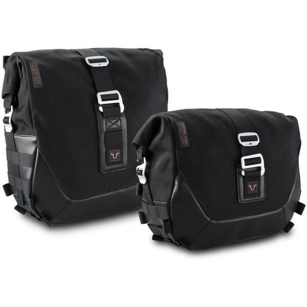 sw-motech legend gear side bag system lc black edition - honda cb1000r (18-20). schwarz