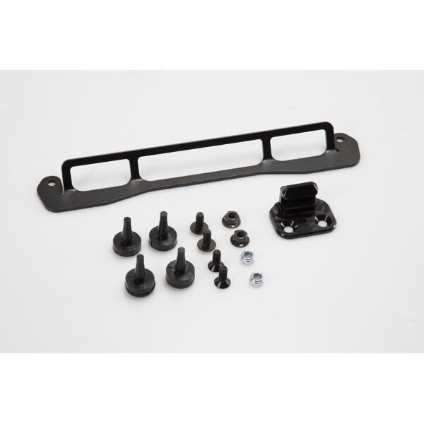 sw-motech kit adattatore per adventure-rack - nero. per shad. nero argento