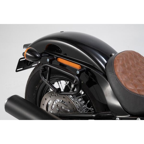 sw-motech slc portapacchi laterale sinistro - harley dav. softail str. bob (17-), standard (20-).